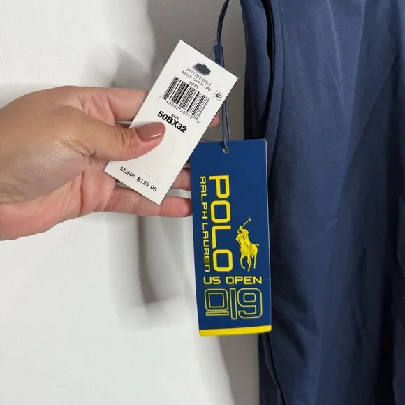NWT Polo Ralph Lauren Men's US Open Golf Pants Wicking Navy‎ 50B x 32